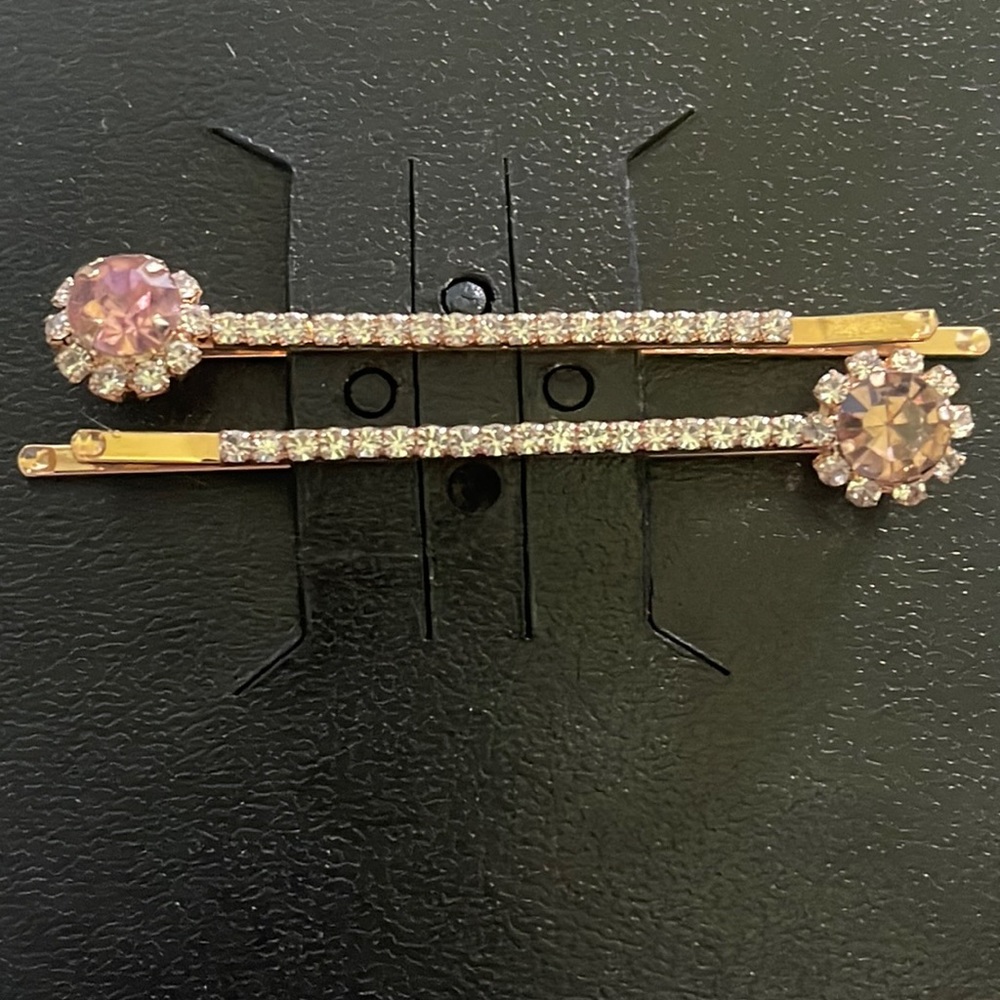 Rhinestone Hair Clips